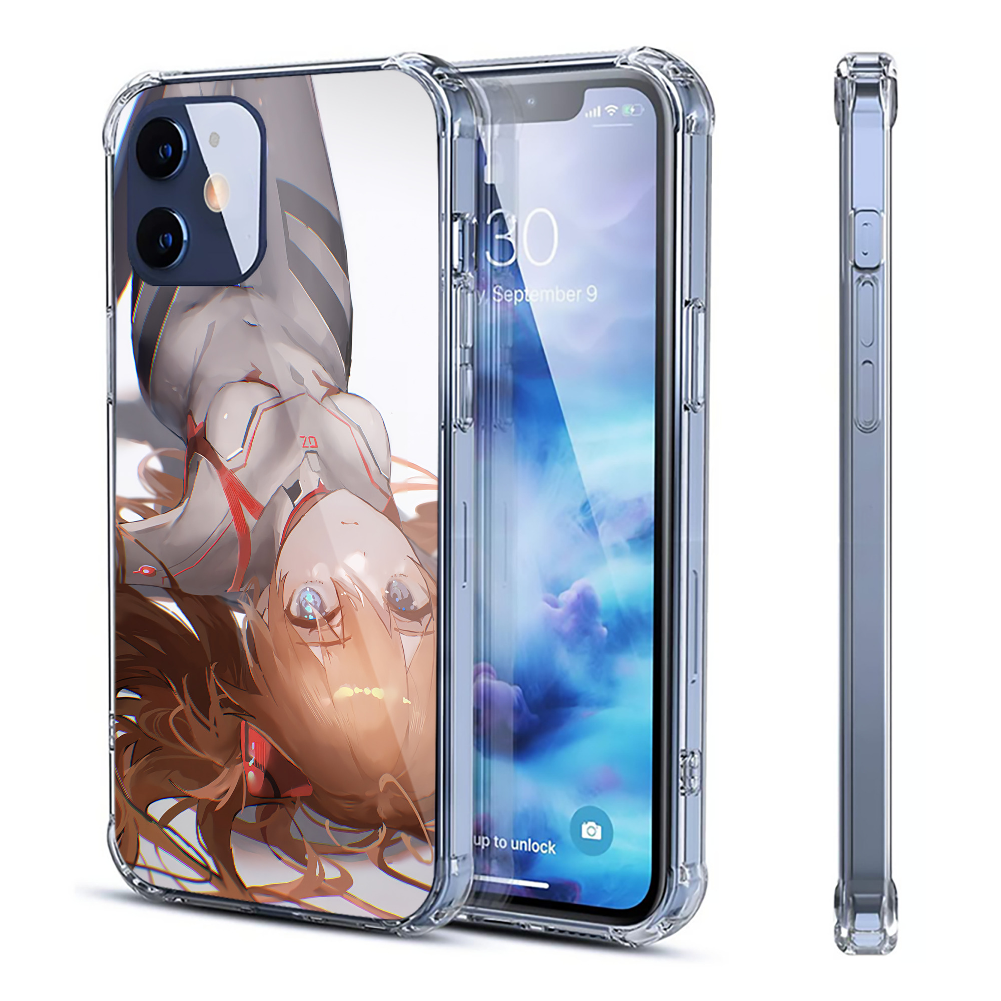 （画像用） EVA 新世紀エヴァンゲリオン 【iPhone 12シリーズ対応】透明スマホケース（クリアソフトケース）